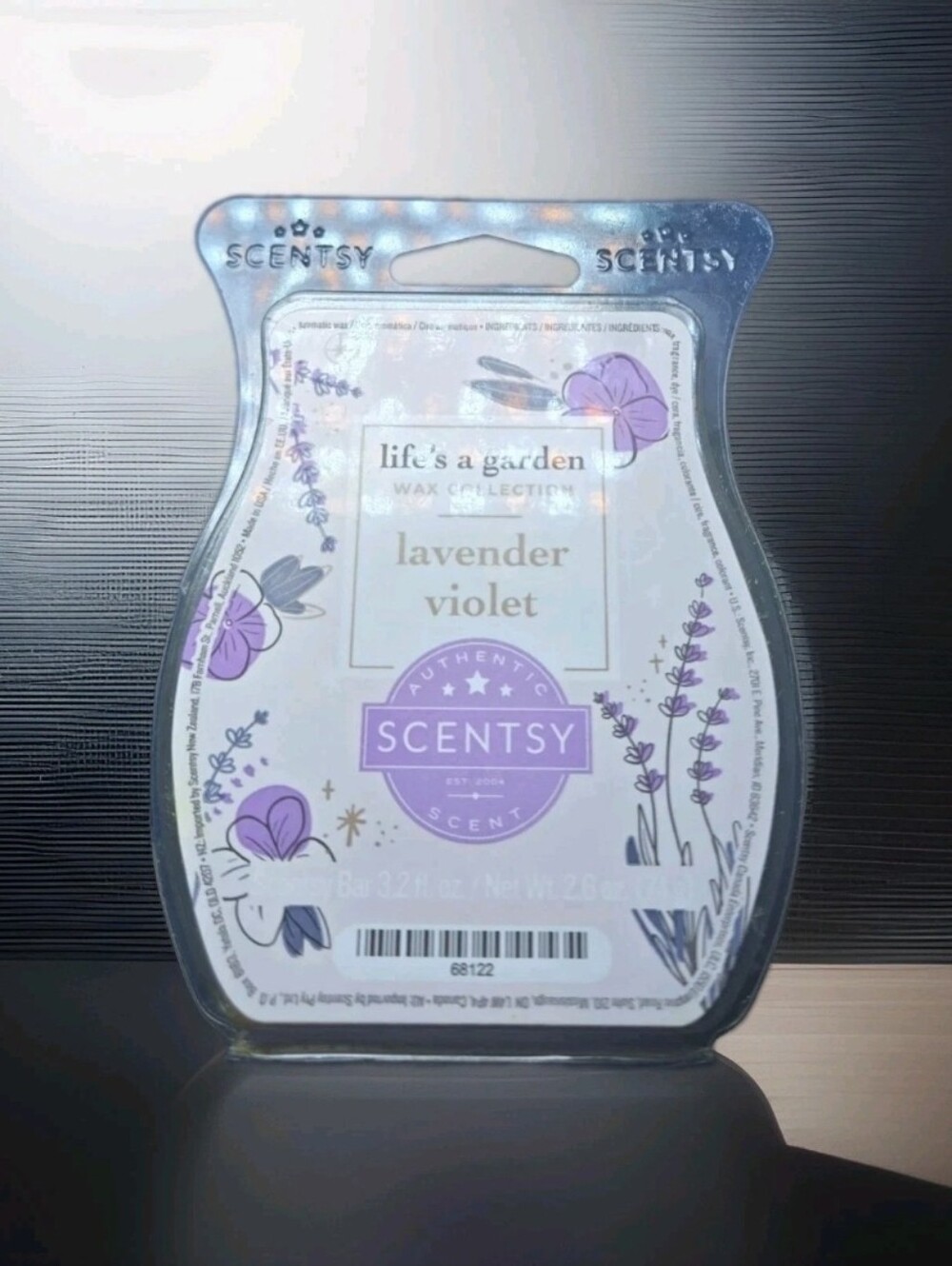 Scentsy 3.2 Fl Oz Wax Bar Home Fragrance RETIRED scent Lavender Violet New
